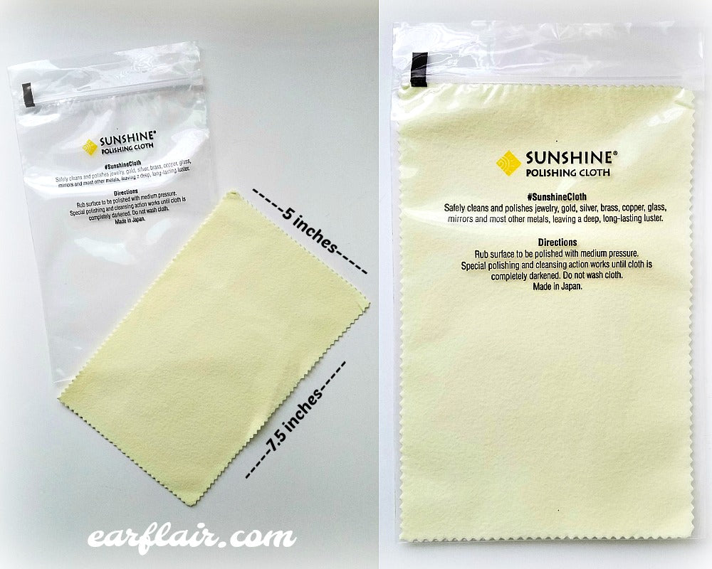 Sunshine® Polishing cloth keeps your backscratcher shining bright