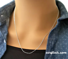 Load image into Gallery viewer, Sterling Silver Cable Chain
