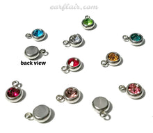 Load image into Gallery viewer, Hypoallergenic Birthstone Dangle Earrings -- EF0225
